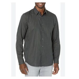 Theory IRVING Men's Gray Plaid Shirt SIZE SMALL NWT